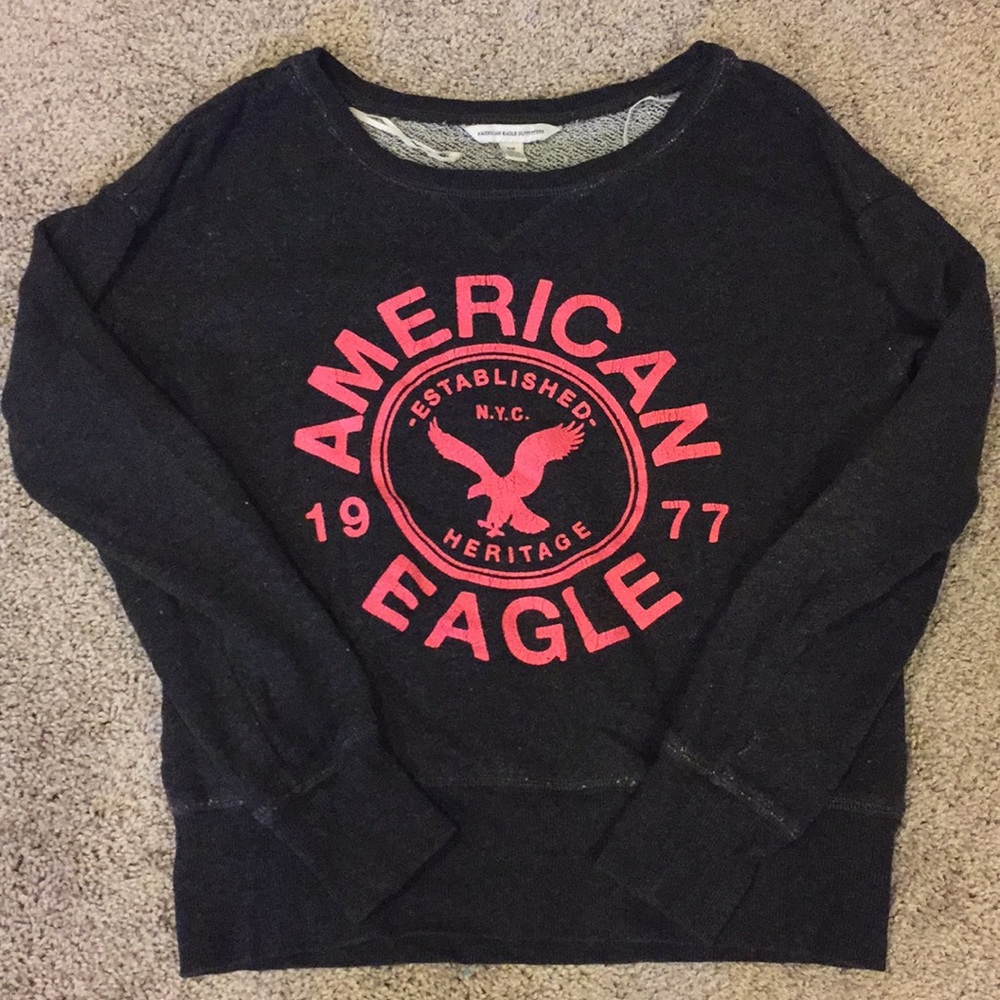 Grey crewneck!🌸💗